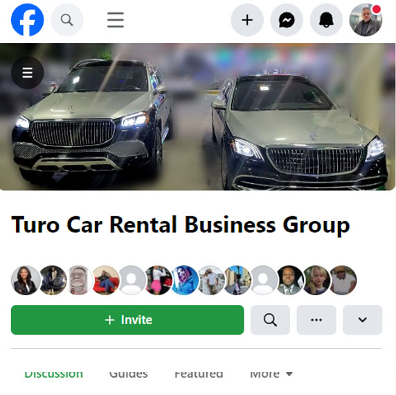Turo Car Rental Business Group