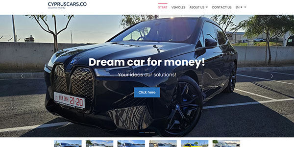 Cyprus Cars Car Dealer Website Builder